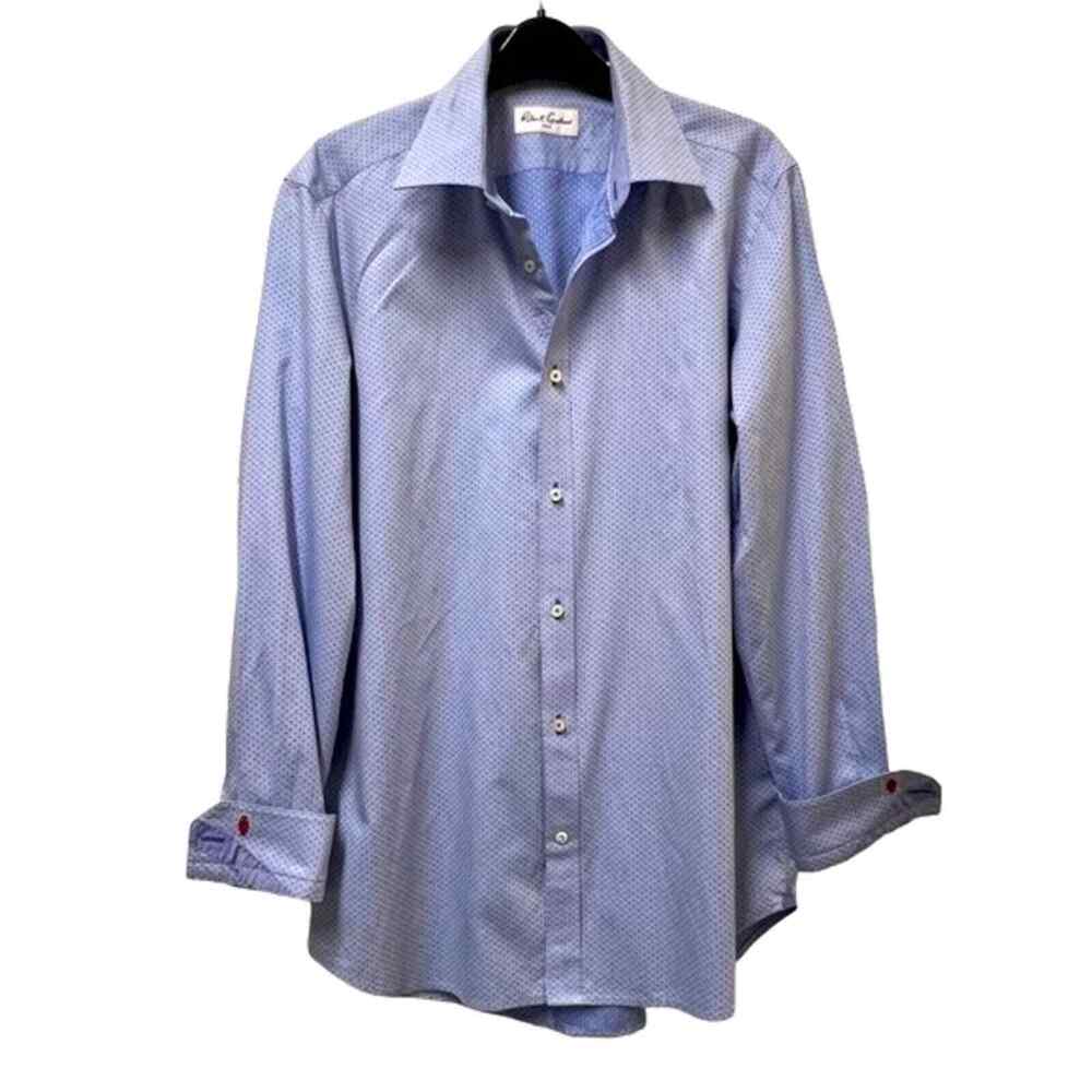 Robert Graham Long Sleeve Flip contacting Cuff Button Down Shirt 41/16